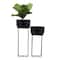 CosmoLiving by Cosmopolitan Contemporary Planter Stand Set